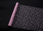 Dekostoff "Organza" - pink mit geflocktem Blätterdruck
36cm x 300cm - gerollt
