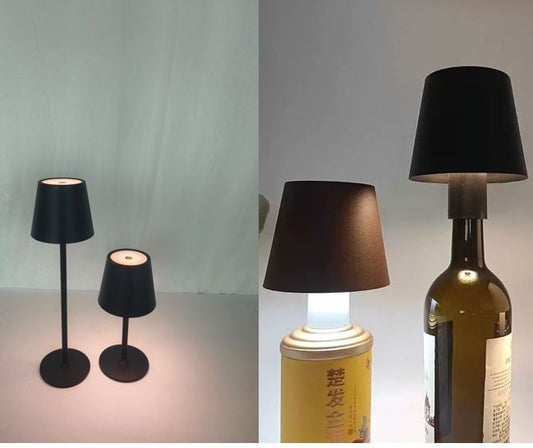 LED Tischlampe 3 in1 dimmbar für Aussenanwendung aufladbar Farbe: schwarz