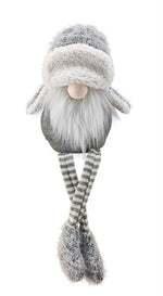 Deko Wichtel Santa mit Skimütze
Farbe: grau
L:16cm B:9cm H:35cm