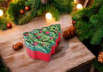 Guetzlidose XMAS Baum grün Weissblech