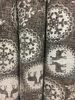 Tischset 5-teilig - 4 Tischsets plus 1 Tischläufer - grau