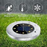 LED Solar Boden Leuchte 
4er Set mit je 8 LED