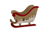 Deko Schlitten Holz Merry X-Mas
Farbe: Braun/Weiss/Rot
Design: Winterlandschaft