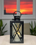 Laterne aus Metall antrazhit Farol