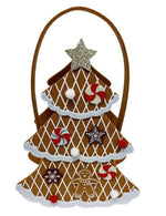Tasche Xmas aus Filz als Tannenbaum