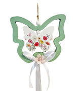 Deko Hänger Schmetterling aus Holz T0.9cm x B13cm x L76cm