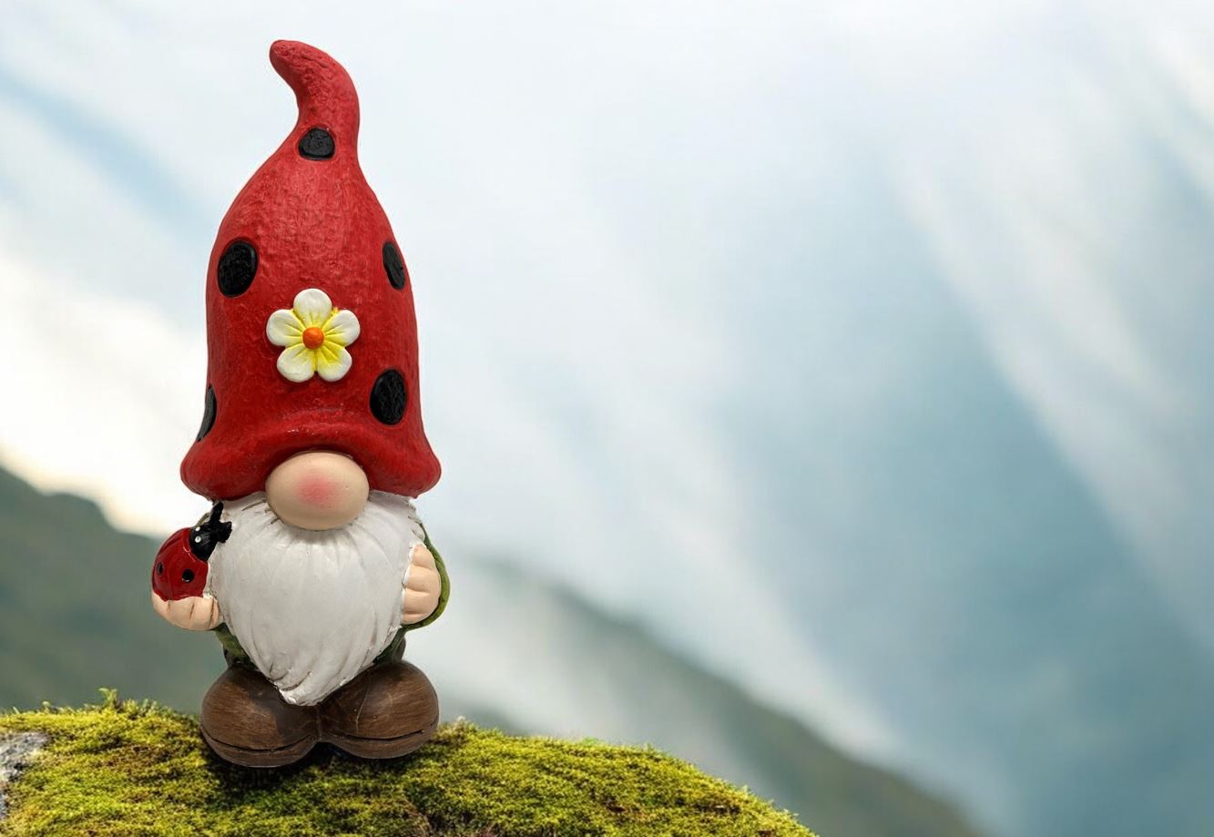 Gartenwichtel aus Terracotta Grösse 11x13x29cm