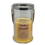 Citronella Kerze im 
Glas mit Kordel