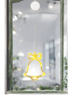 LED Glocke 10 LED für Fenster transparent leuchtend auf beiden Seiten