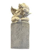 Engelfigur stehend an Grabstein H16cm