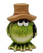 Deko Frosch 
mit Hut und Schaufel
16 x16.5 x23.2cm