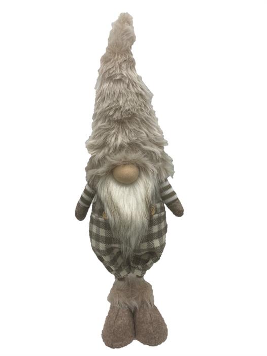 Deko Wichtel Santa Junge 
stehend 
Farbe braun / beige
L:10cm B:15cm H:50cm