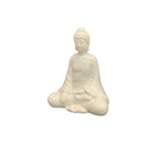 Buddha aus Porzellan 
Farbe: Weiss
L:13.2cm B:8.5cm H:16.8cm