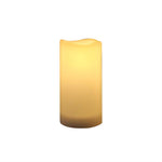 LED Solar Kerze Kunststoff 
Outdoor wasserdicht IP44 
D:7.5cm - H:14.5cm 
Farbe weiss
