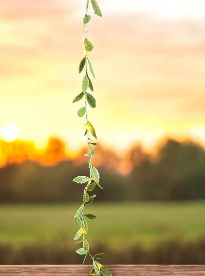 LED Lichterkette mit künstlichen Weidenblättern
L:300cm - 30 LEDs