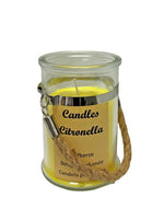 Citronella Kerze im Glas mit Kordel