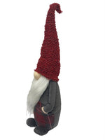 Deko Wichtel Santa stehend
L12cm x B15cm x H53cm
Farbe: Rot mit Karo Hose