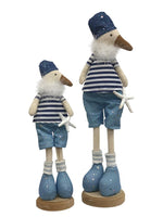 Deko Möwe aus Stoff stehend H:42cm
Design: Beach
Farbe: Blau
L:13cm B:10cm H:42cm