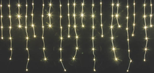 LED Lichtervorhang Outdoor dew drop "Icicle" mit total 120 LED