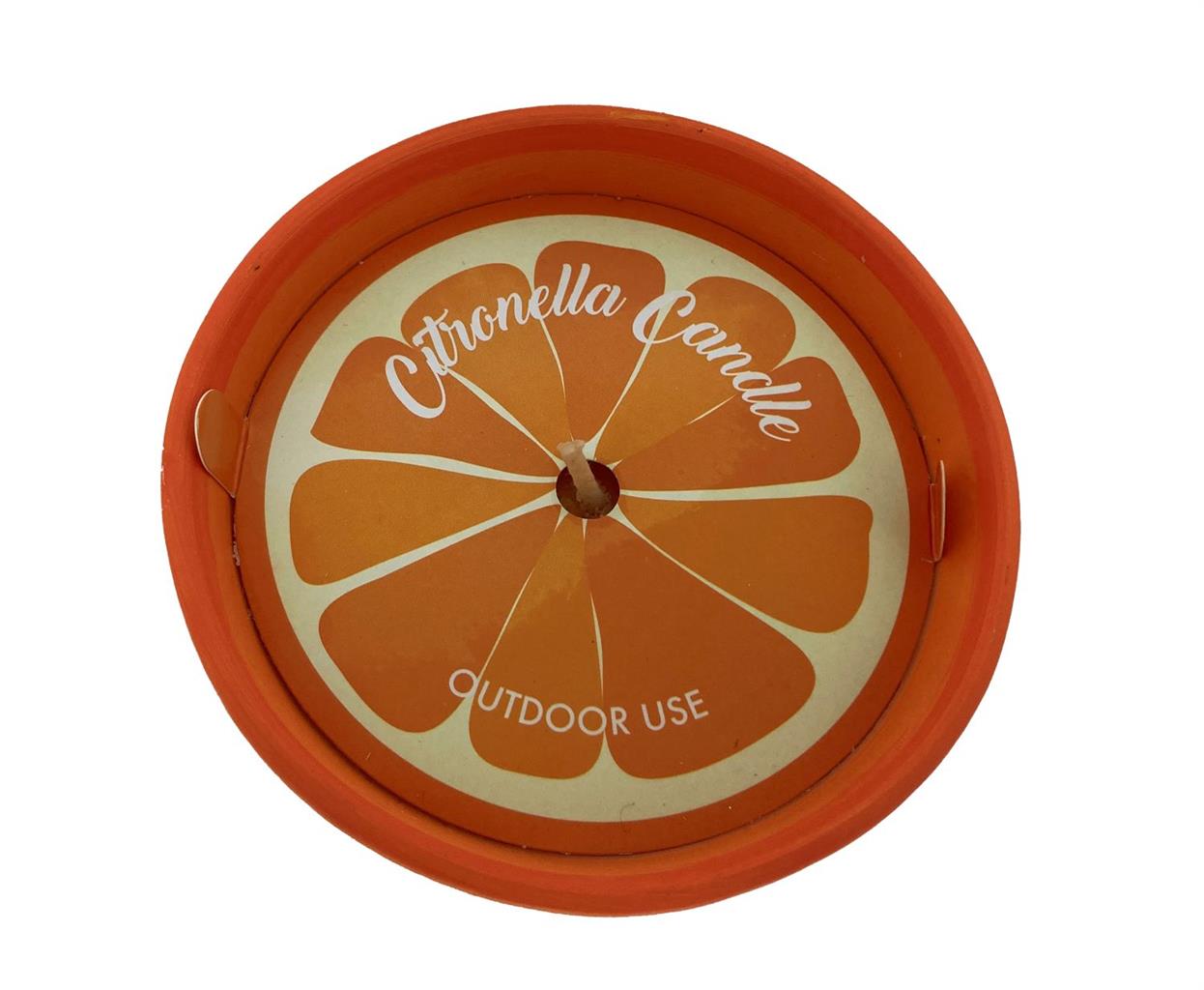 Citronella Kerze Duft Orange D12.5cm