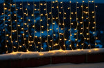 LED Lichtervorhang Outdoor mit 16 Strängen Total 160 LED B:160cm H:100cm