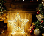 LED Stern Outdoor aus Metall 
mit 960 LED und 3D Optik 
L8cm x B38cm x H36.5cm