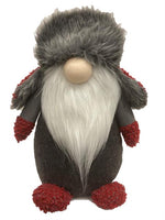 Gnome décoratif Père Noël debout
 Couleur : rouge, gris
 L19cm x L29cm x H44cm