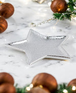 Deko Schale Stern
aus Keramik
Farbe: Silber
D:18cm x H:1.6cm