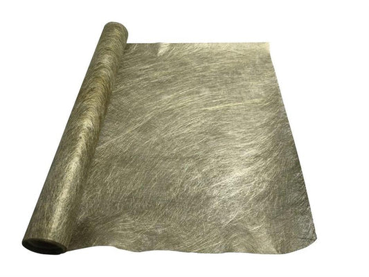 Dekostoff "Vlies" gerollt und geschnitten - 
36cm x 300cm
Farbe: Gold