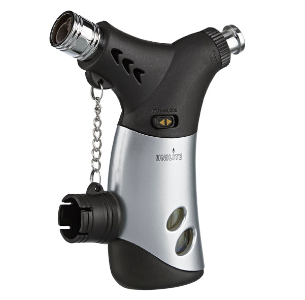 Brenner Kingston Unilite Turbo Windproof Flame Metallic Silver 1er Blister im Display