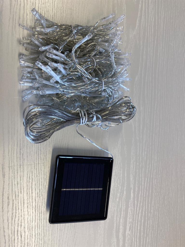 LED Solar Lichtervorhang 
mit 192LED 
L150cm xB150cm
