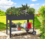 Hochbeet aus Metall L40cm x B95cm x H80cm in anthrazit