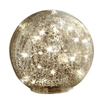 LED Glas Kugel 
gebrochenes Glas (Crack) 
D:15cm mit 15 LED