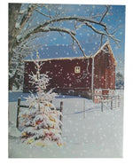 LED Bild aus Canvas
Motive: Rotes Haus
1 LED und 25 Fibre Optics
L:30cm B:1.8cm H:40cm