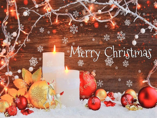 LED Bild aus Canvas Schriftzug: Merry Christmas
2 LED