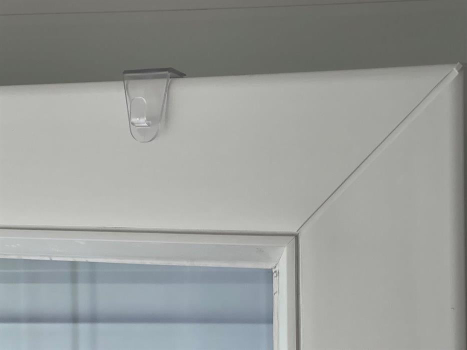 Fenster Clips 4er Set zum Hängen 
von Dekoartikel
Farbe Transparent