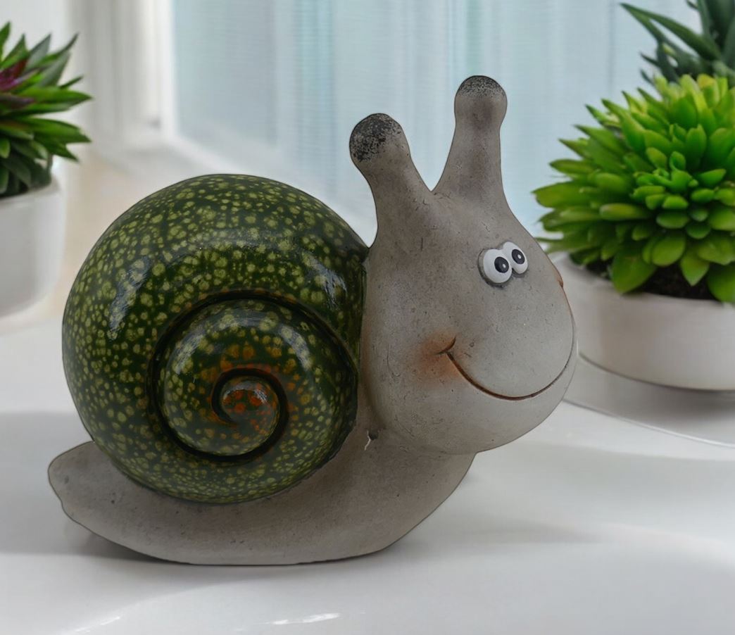 Deko Schnecke 
aus Keramik 
7 x13 x11cm