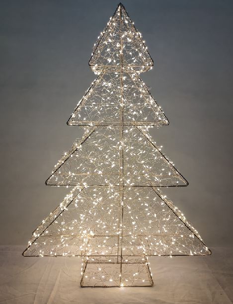 LED Tannenbaum Outdoor Micro LED Lichterkette und Metalldraht mit 720 LED H80cm