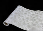 Dekostoff "imitiertes"Leinengewebe
36x300cm gerollt und 
geschnitten - Farbe: Weiss