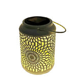 LED Solar Laterne in Gelb D12.5cm x H17.5cm