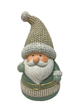 Deko Figur Santa grün aus Polyresin