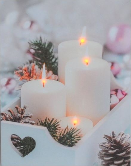 LED Bild aus Canvas 4 LED
Motive: 4 Kerzen
B:30cm H:40cm T:1.8cm