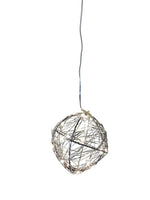 LED Draht-Kugel mit 20LED
D:12cm
Farbe: Silber