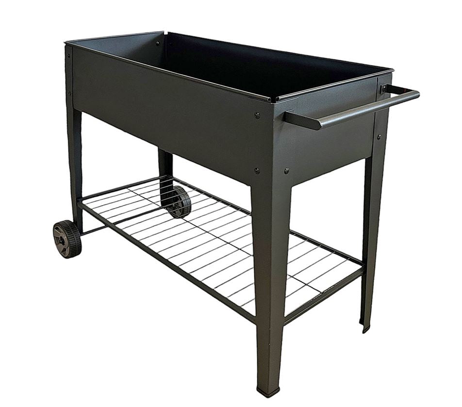 Hochbeet aus Metall L40cm x B95cm x H80cm in anthrazit
