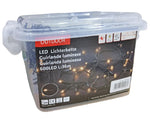 LED Outdoor Lichterkette 600 LED
Warm weisses Licht
L: 36m - Kabelfarbe: Grün