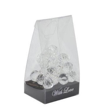 Dekosteine Strass Diamanten 
D 1cm Inhalt:18 Stk
