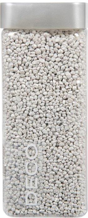 Glitter Granulat 2-3mm weiss 
Flasche: eckig 
Inhalt: 825gramm / 550ml
Deckel: silber