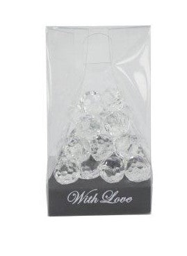 Dekosteine Strass Diamanten 
D 1cm Inhalt:18 Stk