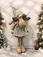 Deko Rentier Mädchen,
stehend mit 
ausziehbaren Beinen
Höhe 105cm
