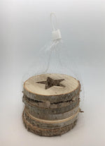 Untersetzer 6er Set aus Holz
D10cm x H1cm
Motiv: Sterne
Naturholz